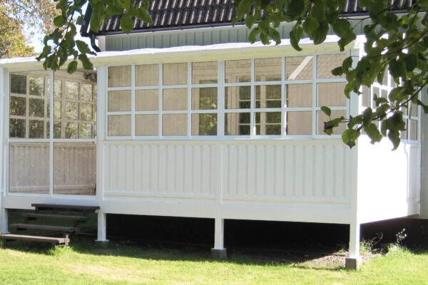 Inglasad uteplats