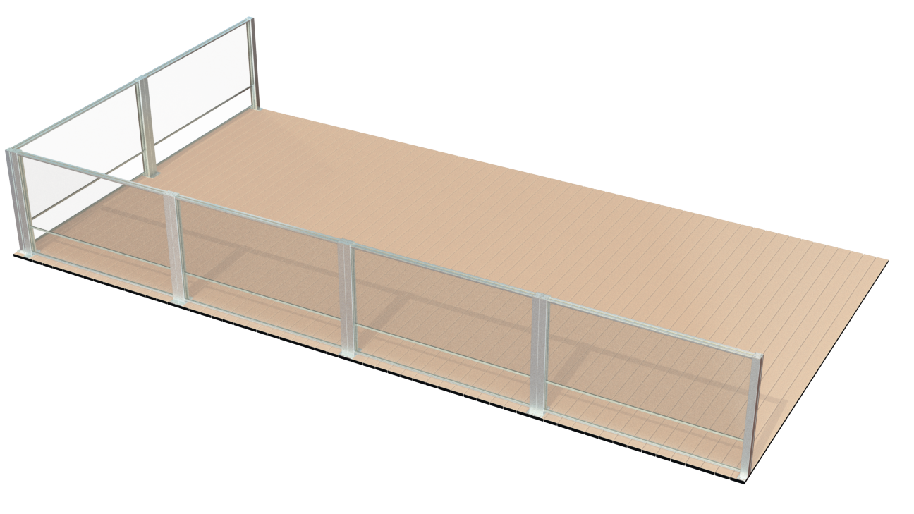 vänsterhörn sektion render vänsterhörn sektion render